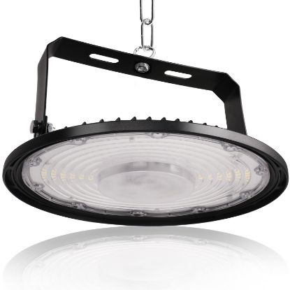 Picture of LED UFO Hall Lighting  100W 200W 300 W Indoor Spotlight LED High Bay Light 6500K Cool White with Stand