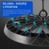 Picture of 6500K Industrial UFO High Bay Light 100W 200W 300W for Commercial Workshop Factory Warehouse Shopping Mall