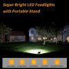 Picture of Portable 50W 100W 150W 200W LED Floodlight for Outdoor Garage Security Construction IP66 Waterproof Foldable Work Light with Stand and Plug