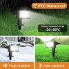 Picture of LED Solar Garden Light Warm White RGB IP65 Waterproof Light Sensor Lawn Yard Walkway Landscape Solar Garden Light