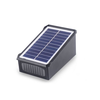 Picture of Outdoor LED Solar Wall Light IP65 Waterproof Solar Powered Fence Light up and Down Illuminate Garden Yard Corridors Villas Lamp