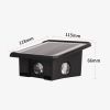 Picture of Four Sided Solar Fence Light Outdoor Waterproof Up& Down Left & Right Luminous Lighting Home Decorative Solar Wall Washing Lam