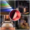 Picture of Outdoor Solar Stair Light IP65 Waterproof RGB Warm White Lighting Lamps LED Solar Powered Step Light