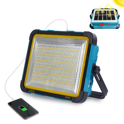 Picture of Outdoor Solar LED Spotlight Portable Rechargeable Tunable Solar Work Light 416 LEDs 4800mAh Battery LED Solar Floodlight