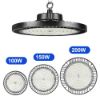 Picture of Industrial UFO Lamp with Driver 100W 150W 200W for Garages Factories Stadium Warehouse LED High Bay Light Waterproof
