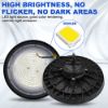 Picture of LED High Bay Light with Driver 100W 150W 200W Waterproof Industrial UFO Lamp for Workshop Garages Stadium Warehouse Parking Lot