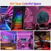 Picture of RGB COB LED Strip Lights 24V 840leds/m 10mm Red Green Multicolor Changeable LED Tape 12V 450leds/m 5mm