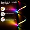 Picture of RGBIC COB Led Strip 2.7mm 5mm 10mm 12mm Addressable Strip 100 160 720 240leds/m WS2811 Pixel Chasing Light Programmable Led Tape