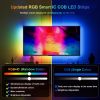 Picture of RGBIC COB Led Strip 2.7mm 5mm 10mm 12mm Addressable WS2811 Pixel Chasing Light Programmable Led Tape RGB+IC