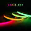 Picture of RGBCCT+IC Dream Color Neon LED Strip 18mm 24V 1428leds/m Pixel WS2811 Addressable RGBIC+CCT Led Tape IP20 IP65