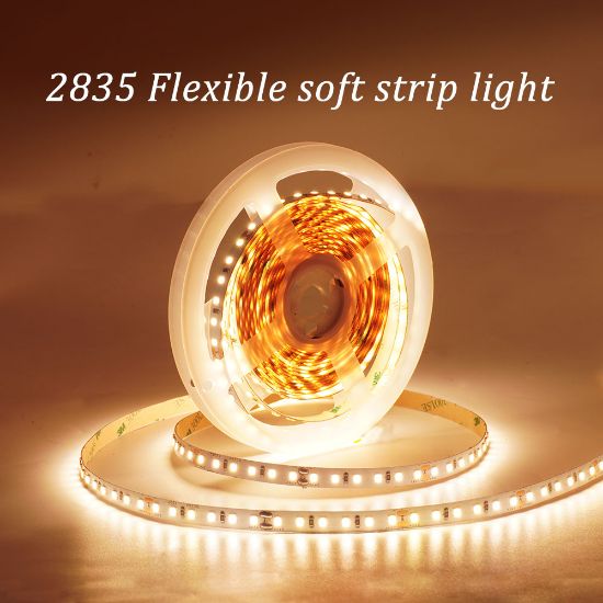 Picture of SMD 2835 Led Strip Light DC24V 8mm 120leds/m IP20 Led Tape Project Use Lighting White String 1800K 2200K 2700K 3000K 4000K 6500K