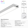 Picture of LED Profile Surface-mounted series T071