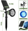 Picture of RGB Solar Garden Light IP65 Waterproof 7LEDs Outdoor Landscape Solar Powered Lamp for Wall Pathway Lawn Courtyard