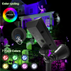 Picture of RGB Solar Garden Light IP65 Waterproof 7LEDs Outdoor Landscape Solar Powered Lamp for Wall Pathway Lawn Courtyard