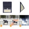 Picture of PIR Motion Sensor Modern 144LED Solar Wall LED Light 3-Sided Illuminated Waterproof Outdoor Wall Light