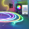 Picture of 1M 3M 5M RGBIC Neon LED Strip Light with USB APP BT Remote Control Outdoor IP65 Waterproof Led Tape Water Running