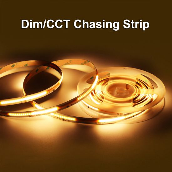 Picture of Pixel COB Led Strip Single White CCT Chasing WS2811 Addressable Light Strings 10mm 24V 360leds/m Water Running SPI Led Tape