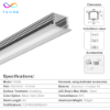 Picture of LED Profile Recessed series T006B