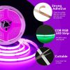 Picture of RGB COB LED Strip Lights 24V 10mm 840leds/m Red Green Blue Multicolor Changeable LED Tape 12V 5mm 450leds/m