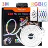Picture of 1M 3M 5M RGBIC Neon LED Strip Light with USB APP BT Remote Control Outdoor IP65 Waterproof Led Tape Water Running