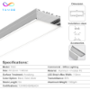 Picture of LED Profile Commercial lighting-Recessed series T680
