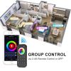 Picture of 5 in 1 Tuya Smart WiFi LED Remote Controller WT5 12V 24V for RGBCCT RGB RGBW Dual White Single Color Led Strip 2.4G RF Controller
